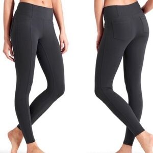 Athleta Dark Gray Metro Legging With Pockets